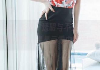 HuaYang花漾 – 透明与不透明：宋KiKi的写真套图，像是云雾中隐现的迷离