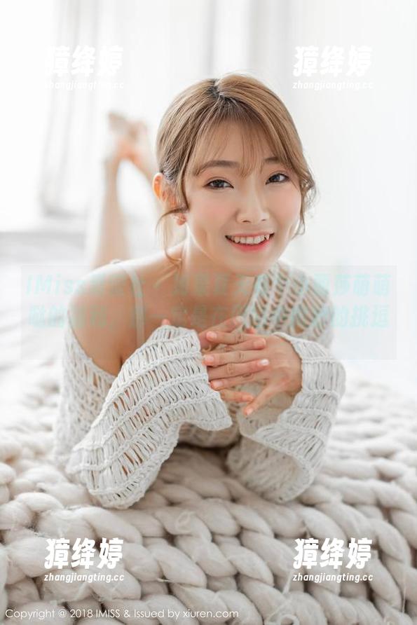 IMiss爱蜜社 - 如果夏天有个小丽莎萌萌哒的福利，那一定是在原图中微妙的挑逗。