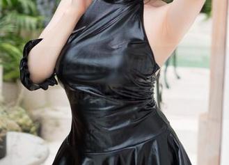 嗲囡囡 – 施忆佳KITTY的校服图集，看到那条裙摆，我的心思飞到了哪个角落？