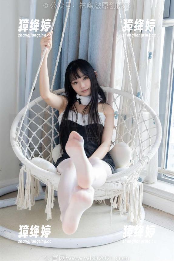 袜啵啵 - 写真即生活，小甜豆要与蓝丝共舞